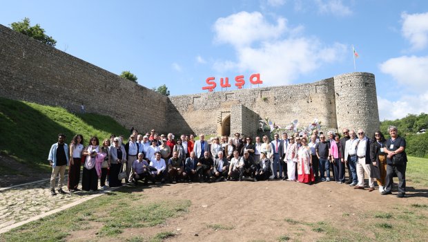 &ldquo;Türk Dünyası Həftəsi&rdquo;nin iştirakçıları Şuşada &ndash; FOTO