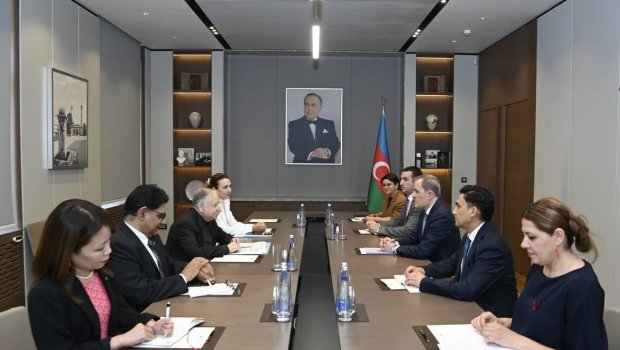 Ceyhun Bayramov Jan Todt ilə görüşdü - FOTO
