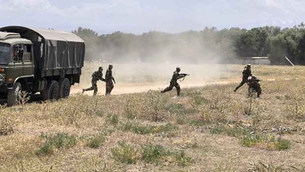 İki qardaş ölkənin birgə hərbi təlimi keçirildi - FOTO