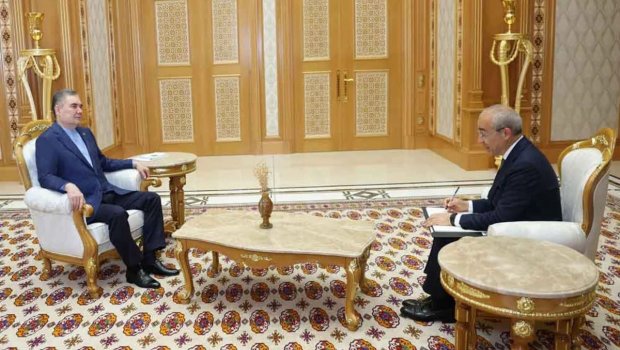 Qurbanqulu Berdiməhəmmədov "Dostlug" tankerinə görə Azərbaycana təşəkkür etdi