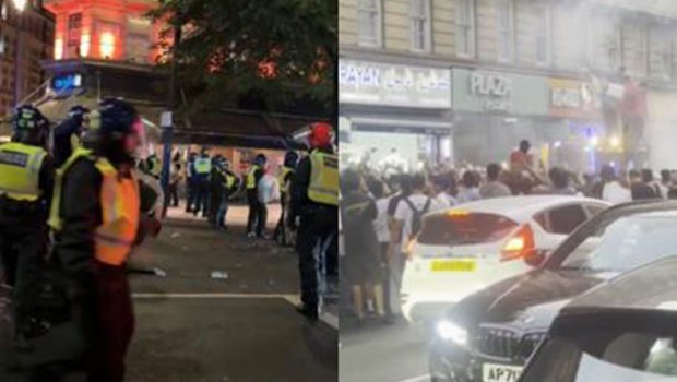 Məğlubiyyətdən sonra Londonda iğtişaşlar törətdilər &ndash; Video