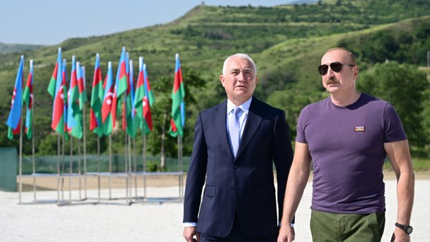 İlham Əliyev Laçında üç su elektrik stansiyasının açılışında iştirak etdi &ndash; FOTO