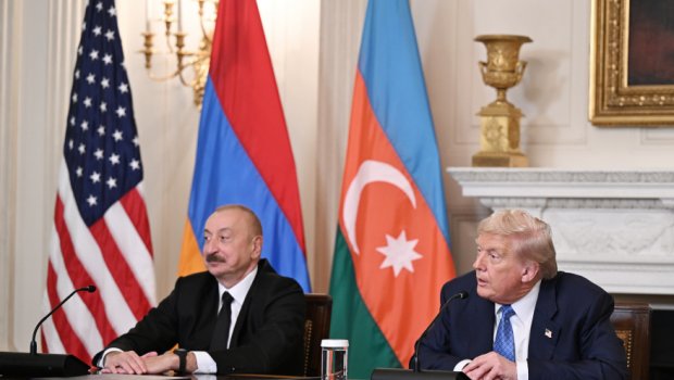 İlham Əliyev: &ldquo;Tramp sülhsevər və sülhü gətirə biləcək insandır&rdquo;