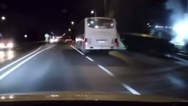 Bakıda avtobus sürücüsünün səhvi qəzaya səbəb olacaqdı &ndash; VİDEO