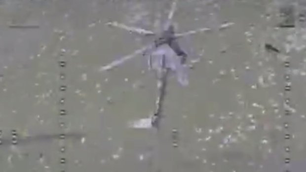 Ukrayna dronu Rusiya helikopterini belə MƏHV ETDİ &ndash; VİDEO