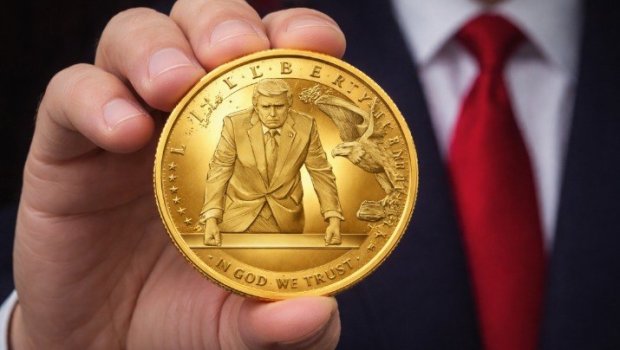 Trampın təsviri olan 1 dollarlıq qızıl sikkə buraxılır &ndash; FOTO