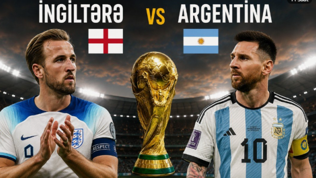 DÇ-2026: İngiltərə - Argentina oyunu başladı - CANLI