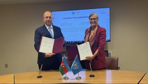 Nyu-Yorkda Şərqi Zəngəzur iqtisadi rayonu ilə bağlı saziş imzalandı - FOTO