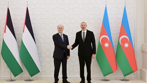İlham Əliyev Fələstinin Baş nazirini qəbul etdi &ndash; FOTO