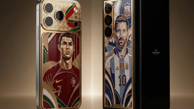 Ronaldo və Messinin şəfərinə qızıl örtüklü telefon: &ldquo;Əfsanələr&rdquo; kolleksiyası - VİDEO