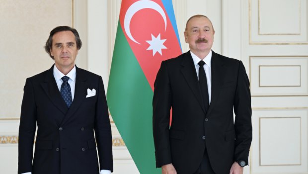 Braziliyanın yeni səfiri İlham Əliyevin qəbulunda &ndash; FOTO
