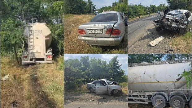 Sükan arxasında yuxulayan sürücü ağır qəza törətdi &ndash; Ölənlər var &ndash; VİDEO