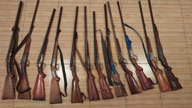 Ötən gün qanunsuz saxlanılan 14 tüfəng aşkarlandı