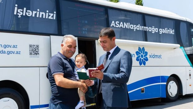 Səyyar "ASAN xidmət" Laçında &ndash; FOTO