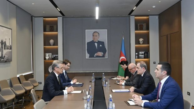 Ceyhun Bayramov Almaniyanın yeni səfirini qəbul etdi - FOTO