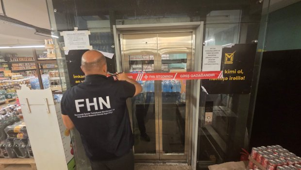 Bakıda marketin liftinin fəaliyyəti dayandırıldı &ndash; FOTO/VİDEO