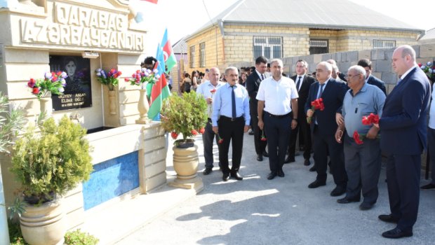 Şəhid Aslan Əliyevin xatirəsi anıldı - FOTO