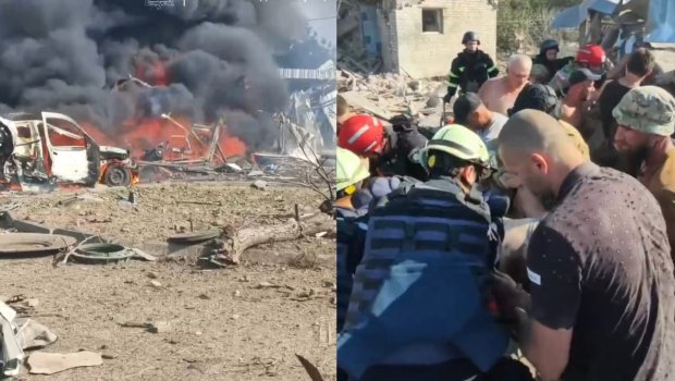 Zaporojyeyə aviazərbə: Ölənlər və yaralananlar var - FOTO/VİDEO