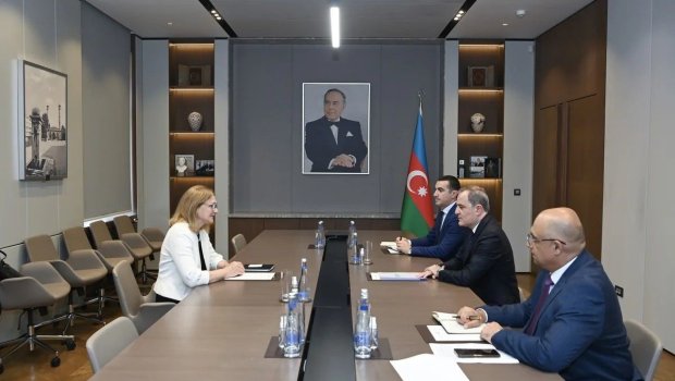 Ceyhun Bayramov Estoniyanın yeni təyin olunmuş səfirini qəbul etdi - FOTO