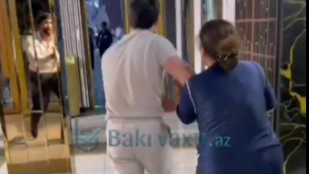 Xadimə ilə rəqs edən şəxs Mübariz Əsgərovun oğlu imiş &ndash; VİDEO