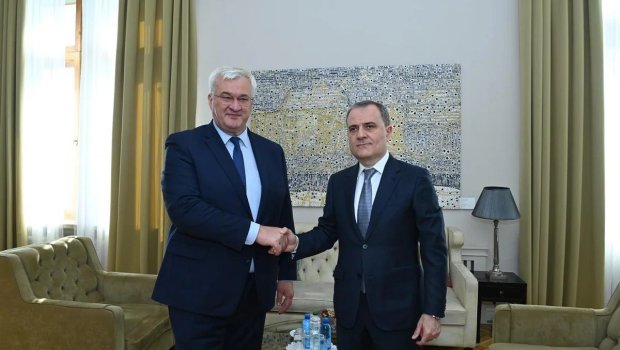 Ceyhun Bayramov və Andrey Sibiqa Kiyevdə DANIŞIQLAR aparırlar