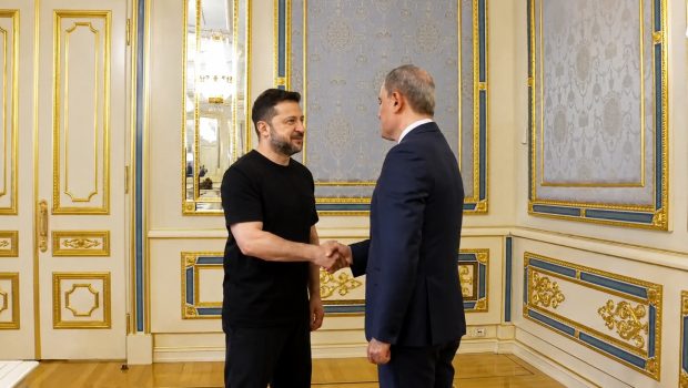Volodimir Zelenski Ceyhun Bayramovla görüşdü &ndash; VİDEO