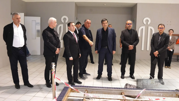 İranın idman naziri Bakı Su İdman Sarayında - FOTO