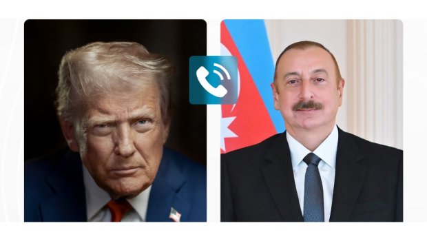 Prezidentlər arasında danışıq 40 dəqiqədən çox DAVAM EDİB
