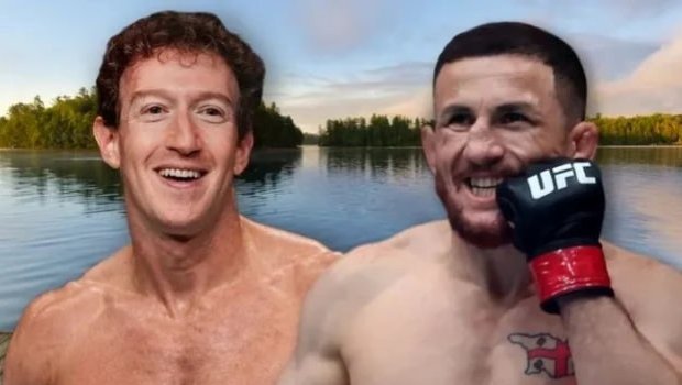 Mark Zukerberq UFC çempionu ilə gölün ortasında MƏŞQ ETDİ - VİDEO