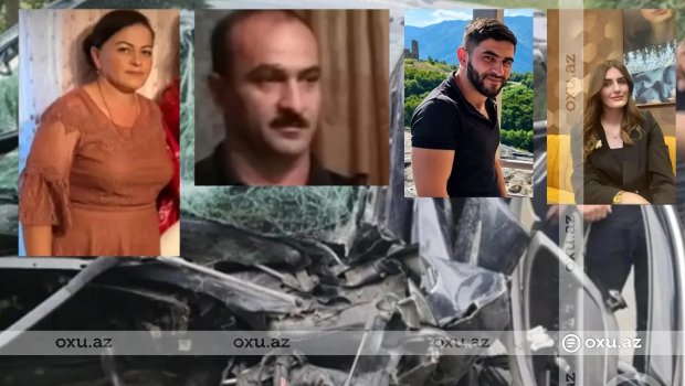 Balakəndəki ağır qəzada ölənlərin GÖRÜNTÜLƏRİ