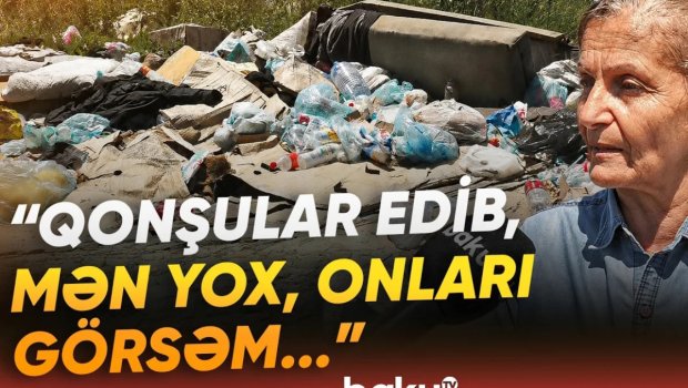 Mərdəkan sakinlərinin həllini tapmayan problemi - VİDEO