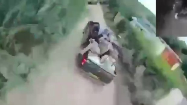 Rusiya &ldquo;pusqu dronları&rdquo;nı işə saldı &ndash; Hücumun ANBAAN VİDEOSU