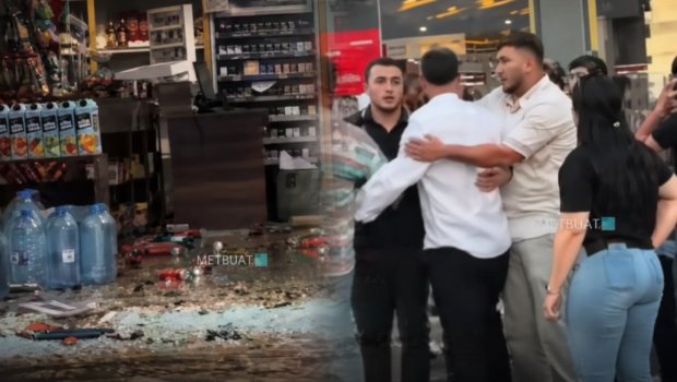 Masazırda spirtli içki üstündə insident: Saxlanılan var - VİDEO