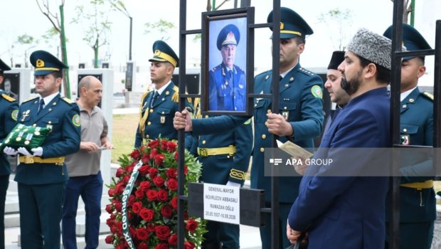 General-mayor Abbasəli Novruzov dəfn edildi -FOTO