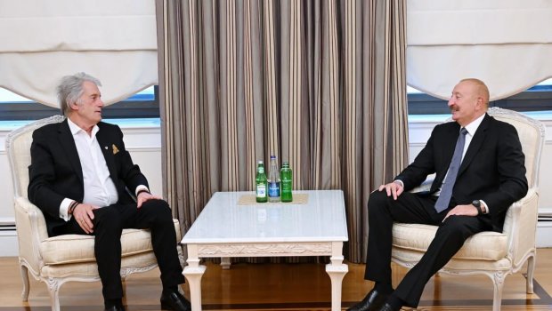 İlham Əliyev Ukraynanın sabiq Prezidenti ilə görüşdü &ndash; FOTO