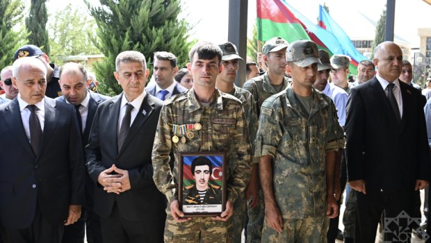 Birinci Qarabağ müharibəsinin itkin şəhidi Akif Qurbanov torpağa tapşırıldı - FOTO
