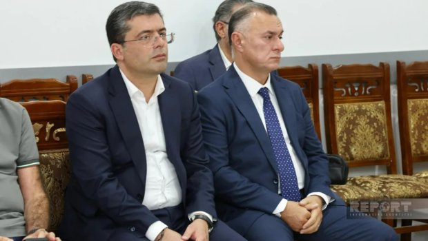 Teymur Musayevlə Əhməd İsmayılov Nurani ilə vida mərasimində - Fotolar
