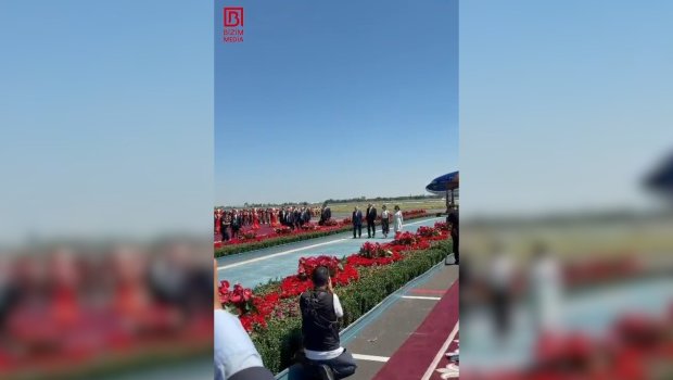 Prezident Buxarada belə QARŞILANDI &ndash; VİDEO
