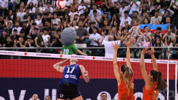 Voleybolçu qızlarımız Rumıniya komandasını məğlub etdi
