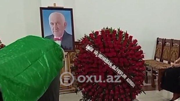 Prezident və birinci xanım Tofiq Bakıxanovun vida mərasiminə əklil göndərdi &ndash; VİDEO