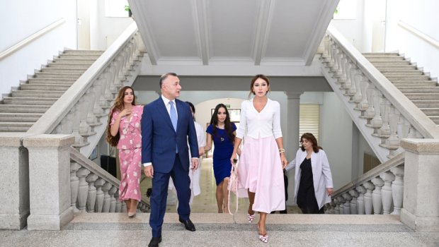 Mehriban Əliyeva Elmi-Tədqiqat Pediatriya İnstitutunu ziyarət etdi &ndash; FOTO