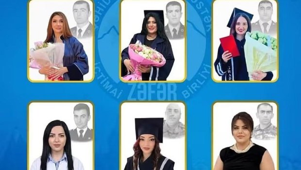 Şəhid xanımları tələbə adını qazandı &ndash; FOTO