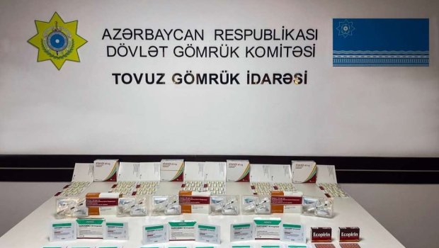 Gömrükdə külli miqdarda bəyan edilməyən dərman AŞKARLANDI