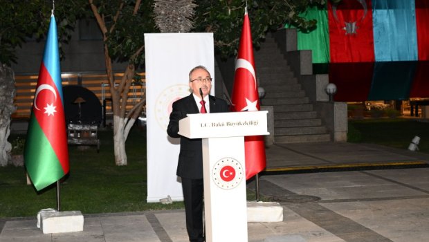 Bakıda Türkiyənin Zəfər bayramı qeyd edildi - FOTO