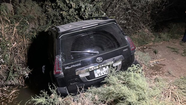 Kürdəmirdə avtomobil aşdı, beş nəfər yaralandı - FOTO