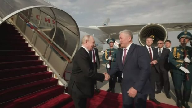 Putin də Qırğızıstanda səfərdədir &ndash; VİDEO
