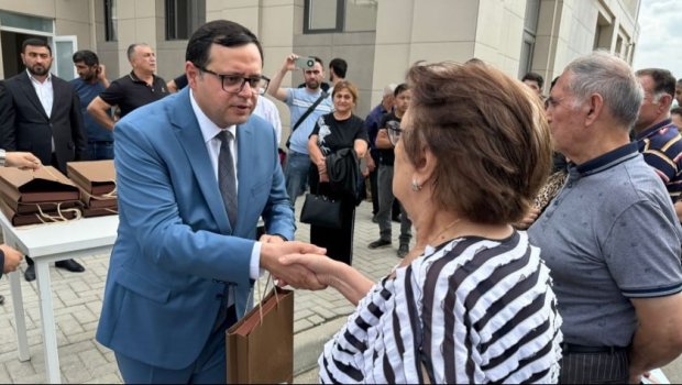 Ağdam şəhərinə köçürülən 117 ailəyə mənzillərin açarları təqdim olundu &ndash; FOTO