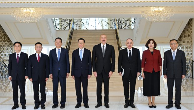 Çin Ali Xalq Prokurorluğunun nümayəndə heyəti İlham Əliyevin qəbulunda &ndash; FOTO/VİDEO