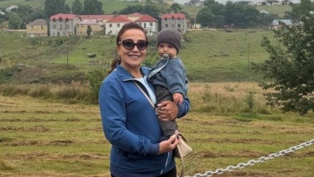 Xalq artistinin 1 yaşlı nəvəsi &ndash;Foto