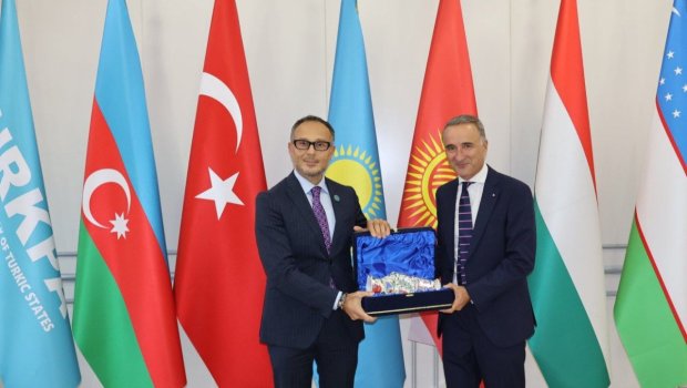 TÜRKPA Baş katibi ATƏT PA-nın Prezidentini qəbul etdi - FOTO